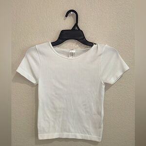 White nylon t shirt